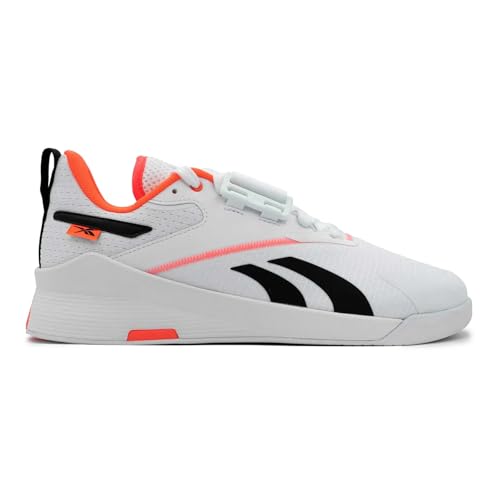 Reebok Lifter Pr Iii, Sneaker Uomo, Ftwwht/Orgfla/Cblack, 40.5 Eu