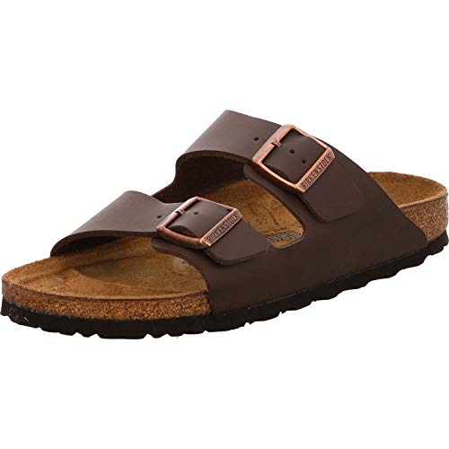 Birkenstock Arizona Birko-Flor Size: Eu45, Colour: Dark Brown