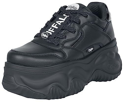 Buffalo Blader One Vegan Nappa Donna Sneaker Nero Eu39 Similpelle
