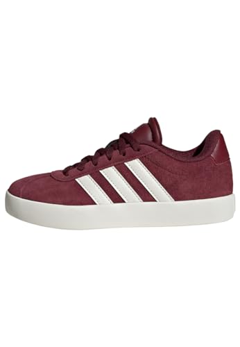 Adidas Vl Court 3.0 Shoes Kids, Sneaker, Shadow Red Off White Cloud White, 29 Eu