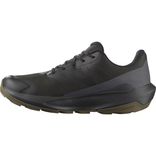 Salomon Elixir Tour Scarpe Impermeabili Da Trekking Da Uomo, Comfort Ottimale, Rullata Morbida, Impermeabilità E Protezione Dagli Elementi, Black/Asph