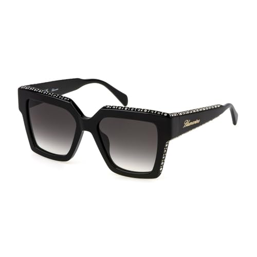 Blumarine Sbm859S Sunglasses, 0700 Nero, 53-18-135 Donna