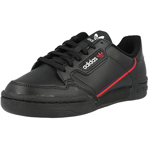 Adidas Continental 80 J, Scarpe Da Ginnastica, Nero (Core Black Scarlet Collegiate Navy), 38 2/3 Eu