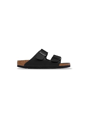 Birkenstock Arizona Triples Black, Birko Flor, Pianelle Uomo, Tripla Nera, 39 Eu Stretta