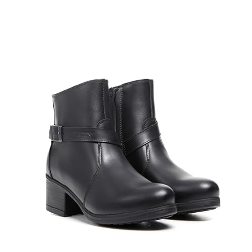 Tcx - X-Boulevard Waterproof, Stivaletto Da Moto Donna, Impermeabile Con Membrana T-Dry, Tomaia In Pelle, Chiusura Laterale Con Zip E Fibbia Regolabil