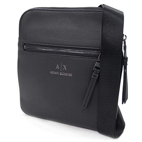 Armani Exchange Tracolla Uomo 952391 Cc830 00020 Nero, Taglia Unica
