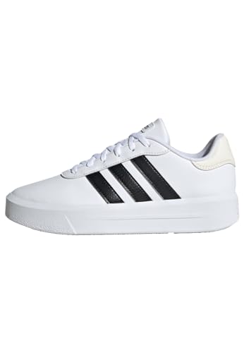 Adidas Court Platform Shoes, Sneakers Donna, Cloud White Core Black Chalk White, 38 Eu