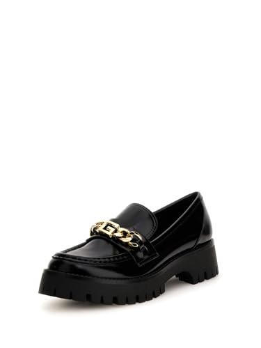Guess Scarpe Loafers Donna Nero Fltalm Ele14 Black, Nero , 39 Eu