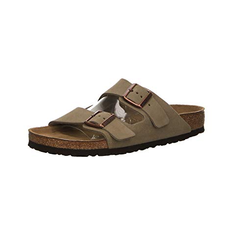 Birkenstock Arizona Bf Pantolette, Stone Coin, 44 Eu Stretta