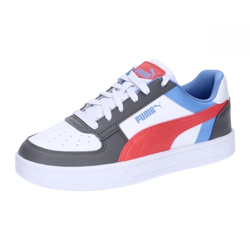 Puma Unisex Youth Puma Caven 2.0 Block Jr Sneakers, Cool Dark Gray-Blue Skies-Active Red, 39 Eu