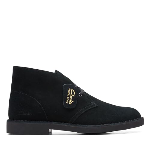 Clarks Desert Bt Evo, Scarpe Stringate Uomo, Black Sde, 41.5 Eu
