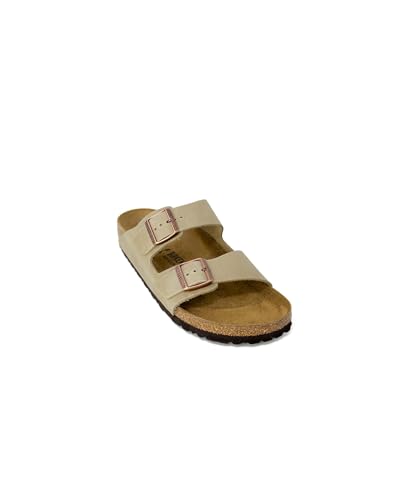 Birkenstock Arizona Fettleder Art. Nr. 352203, Sandali Unisex Adulto, Beige, 39 (Stretta)