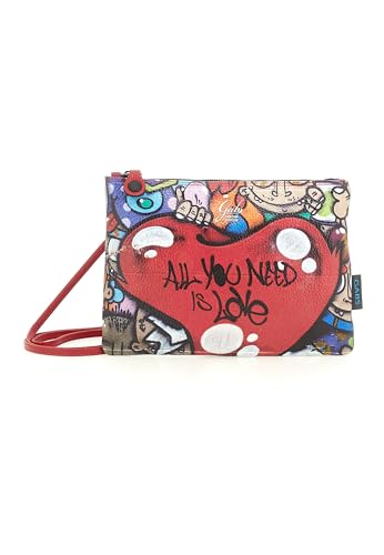 Gabs Pochette Beyonce Taglia M In Pelle Con Stampa All You Need Is Love
