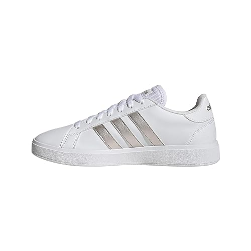 Adidas Grand Court Td Lifestyle Court Casual Shoes, Scarpe Da Ginnastica Donna, Cloud White Platinum Cloud White, 36 Eu