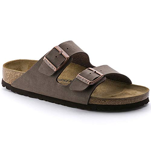 Birkenstock Arizona Birko-Flor, Zoccoli Unisex Adulto, Marrone, 39 Eu