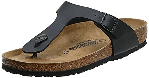 Birkenstock Gizeh - Sandali Da Donna, Black 043691, 44 Eu