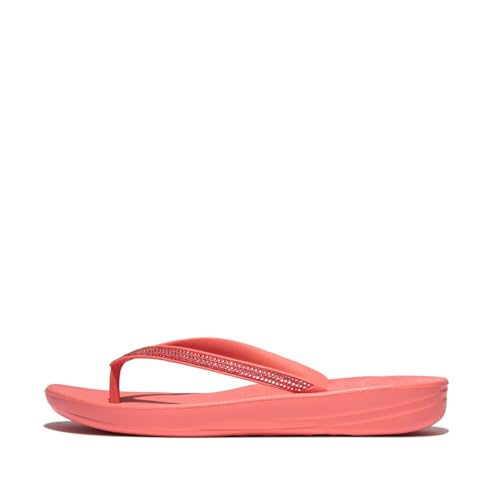 Fitflop Iqushion Sparkle, Infradito Donna, Rosa Corallo, 37 Eu