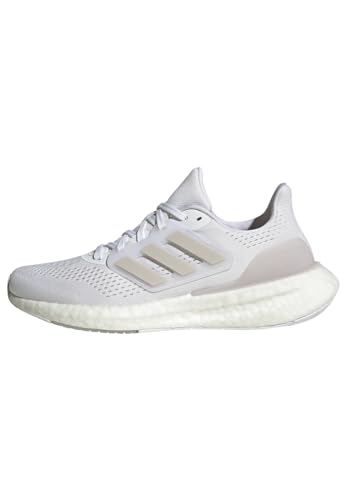 Adidas Pureboost 23 Shoes, Scarpe Da Ginnastica Donna, Ftwr White/Grey Two/Core Black, 40 Eu