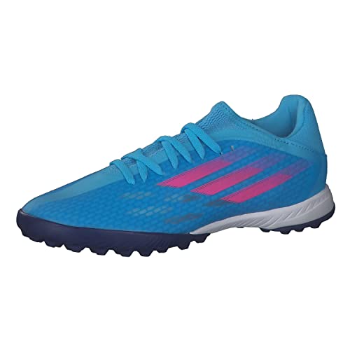 Adidas X Speedflow.3 In, Scarpe Da Ginnastica Uomo, Mauve Pulse Mint Grey, 36 Eu Stretta