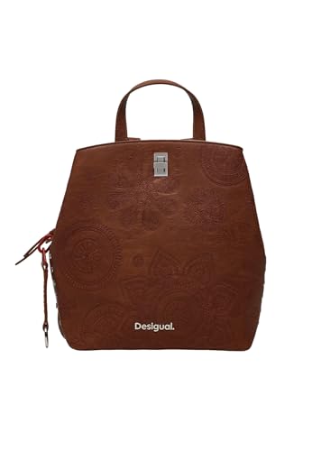 Desigual, Accessories Pu Backpack Mini Donna, Marrone, Einheitsgröße