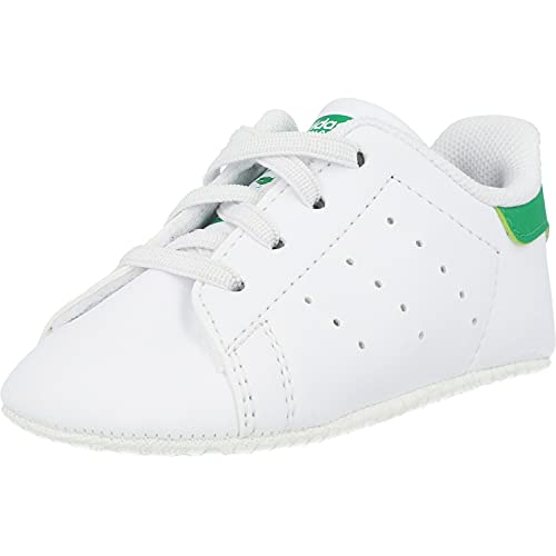 Adidas Stan Smith Crib, Sneaker Unisex-Bimbi 0-24, Bianco (Ftwr White/Ftwr White/Ftwr White), 18 Eu