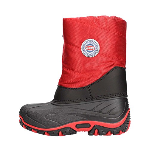 Olang, Stivali Bambine Nero Nero, Rosso (Rosso), 35-36 Eu