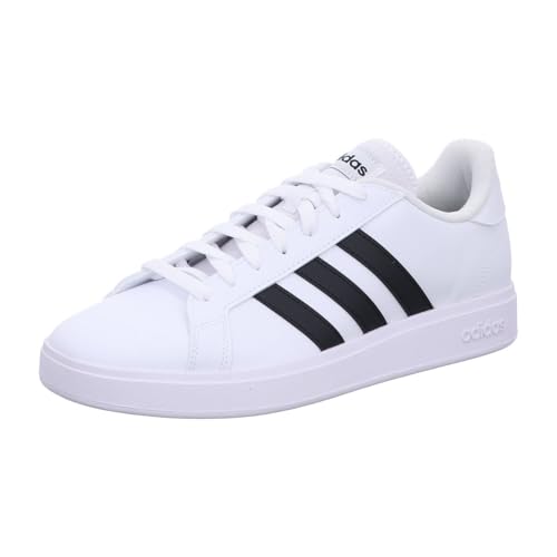 Adidas Grand Court Td Lifestyle Court Casual Shoes, Scarpe Da Ginnastica Uomo, Cloud White Core Black Cloud White, 47 1/3 Eu