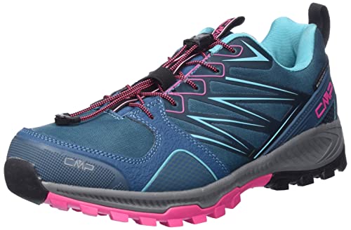 Cmp Atik Wmn Wp Fast Hiking Shoes, Scarpe Da Trekking Donna, Deep Lake-Purple Fluo, 37 Eu