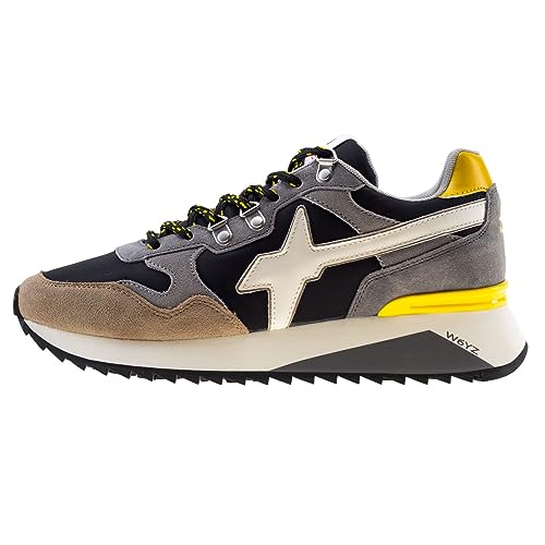 W6Yz Running Sneakers Yak Taupe, Black, White - Multicolor, 44