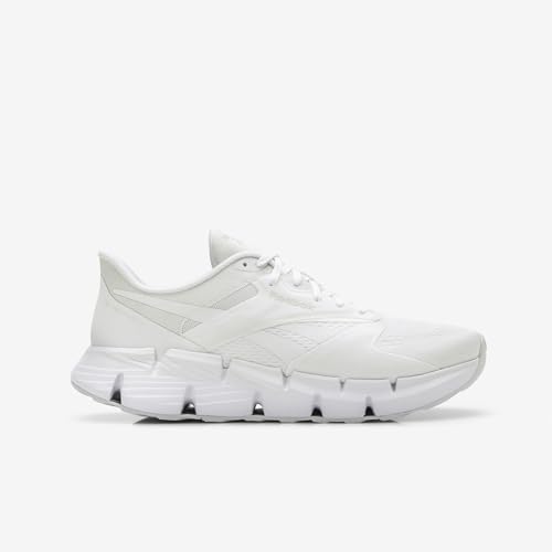 Reebok Zig Dynamica 5, Sneaker Unisex-Adulto, Ftwwht/Ftwwht/Purgry, 40.5 Eu
