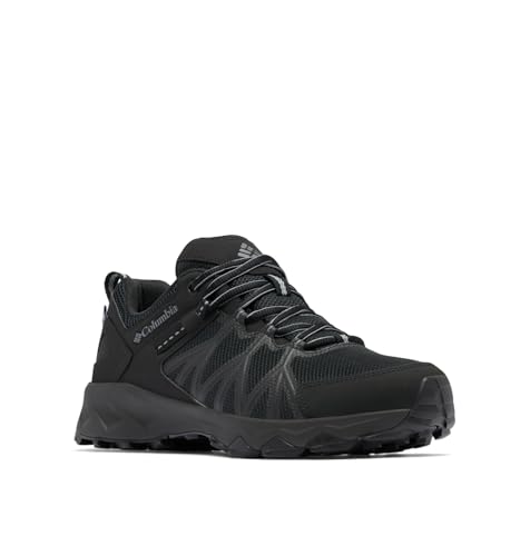 Columbia Peakfreak 2 Outdry - Scarpe Da Trekking Ed Escursionismo Impermeabili A Vita Bassa, Black/Shark,