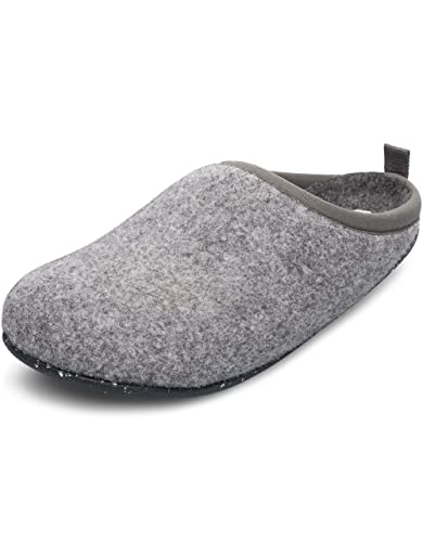 Camper Wabi, Damen Flache Hausschuhe, Grau (Dark Gray 061), 37 Eu (4 Uk)