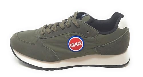 Colmar Travis One Sneaker Verde Militare Per Uomo (Military Green 054, Sistema Taglie Calzature Eu, Adulto, Numero, Media, 42)