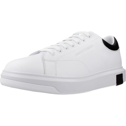 Armani Exchange Scarpe Da Ginnastica In Pelle Bianca