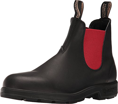 Blundstone Original 500 Series, Stivali Uomo, Voltan Nero/Rosso, 36 Eu