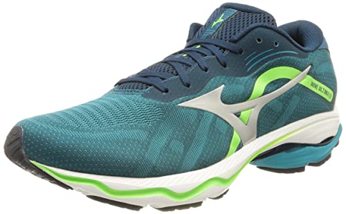 Mizuno Wave Ultima 13, Scarpe Uomo, Blue Silver Greenecko, 40.5 Eu