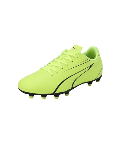 Puma Men Vitoria Fg/Ag Soccer Shoes, Electric Lime-Puma Black, 46 Eu