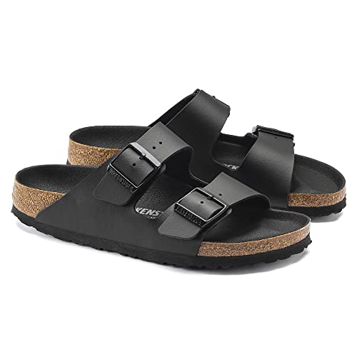 Birkenstock Arizona Triples Black, Birko Flor, Pianelle Uomo, 41 Eu