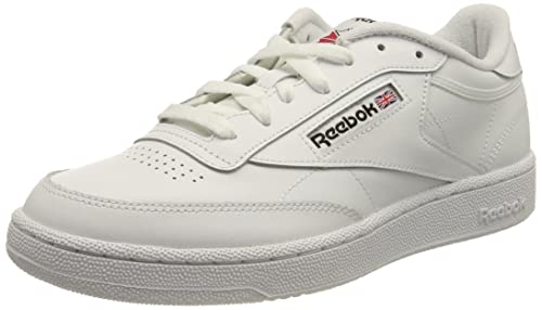 Reebok Club C 85, Scarpe Da Ginnastica Uomo, 42.5 Eu, Bianco Ftwwht Ftwwht Cblack