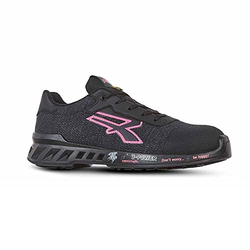 U-Power Red Leve Michelle, Scarpe Antinfortunistiche, Scarpe Da Ginnastica Unisex Leggere Antiperforazione, Suola In Rafia, Suola Infinergy, Con Punta