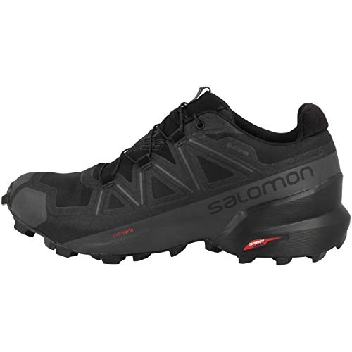 Salomon Speedcross Gore-Tex, Scarpe Da Trail Running Uomo, Nero Black Black Phantom, 40 2/3 Eu
