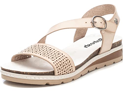 Refresh Sandalo Donna 170782 (Beige, Numeric_40)
