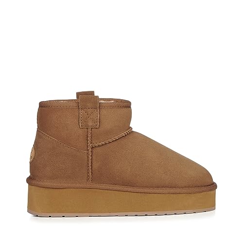 Emu Australia Foy Flatform Micro W13073 Chestnut Stivaletto Donna (40)