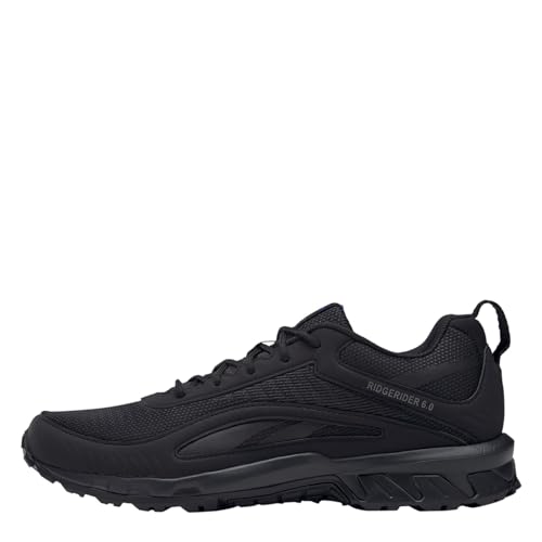 Reebok Ridgerider 6.0, Sneaker Uomo, Cblack/Coublu/Tecmet, 46 Eu