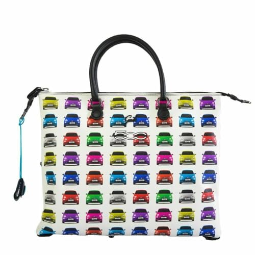 Gabs Borsa Donna G3 M Fiat 500 Bianco G000030T2-X1905 Uni