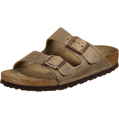 Birkenstock Arizona Fettleder Art. Nr. 352203, Sandali Unisex Adulto, Marrone, 37(Stretta)