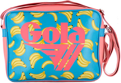 Borsa Gola Midi Redford Fruit Cub477Eu 30X22X8 - Blue/Pale Coral Banane