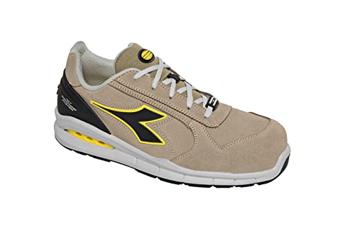Diadora Run Net Airbox Low S3 Src, Scarpe Da Ginnastica Uomo, Moon Rock Gray/Moon Rock Gray, 46 Eu