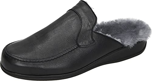 Manitu Home 220261, Ciabatte Uomo, Nero, 39 Eu