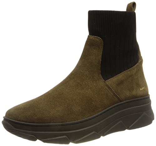 Marc Shoes Zoe, Stivali Alla Moda Donna, Cow Suede Dark Green, 39 Eu